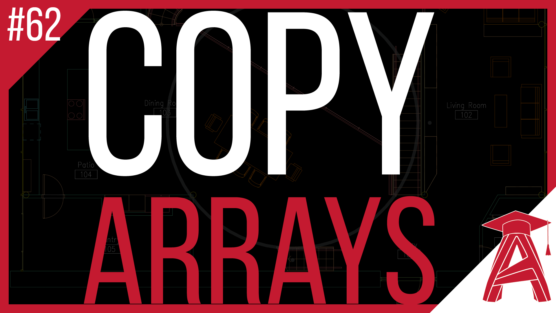 Copy Arrays | AutoCAD Student